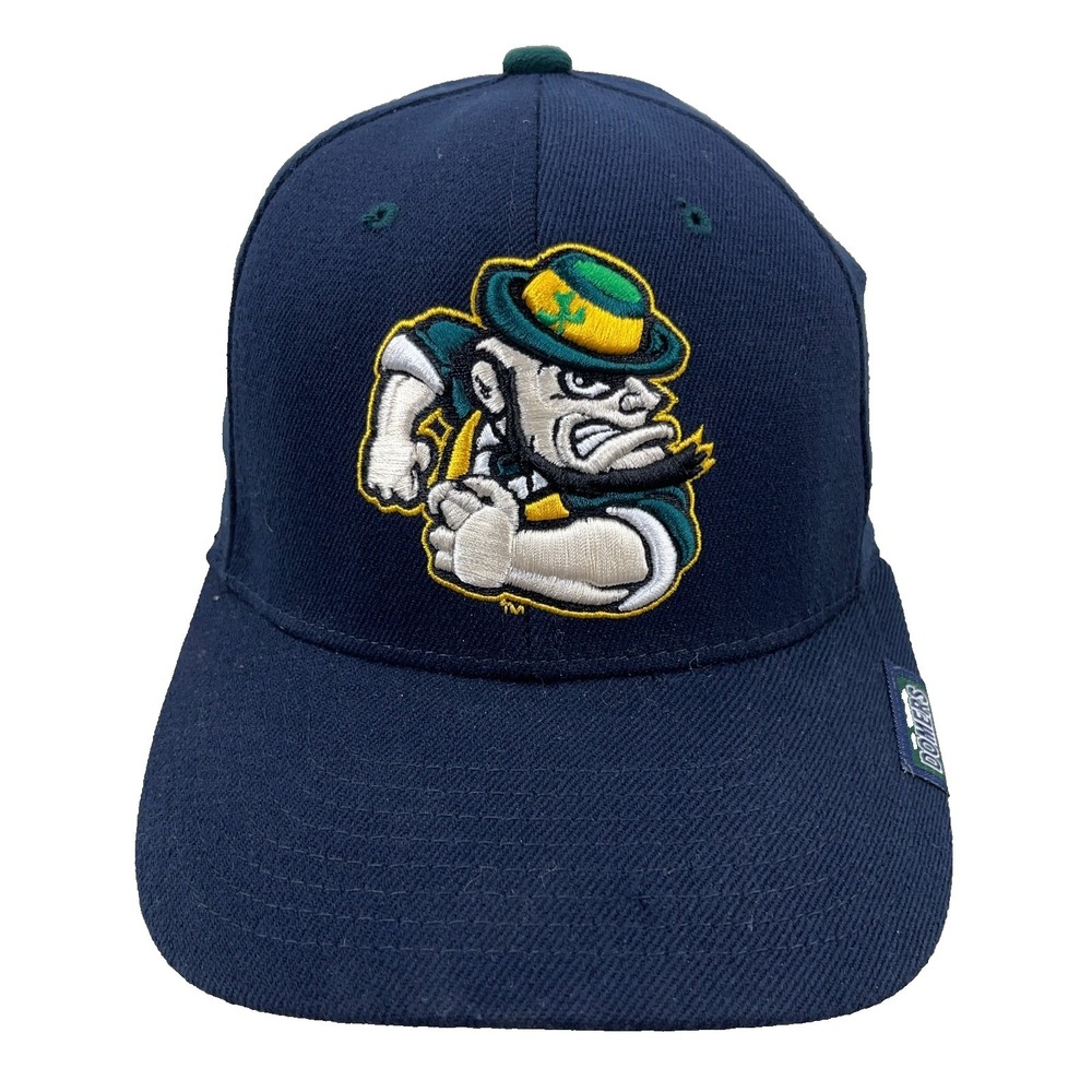 Notre Dame Fighting Irish Hat Cap Fitted Sz Small Blue Dad Adjustable Twill Mens
